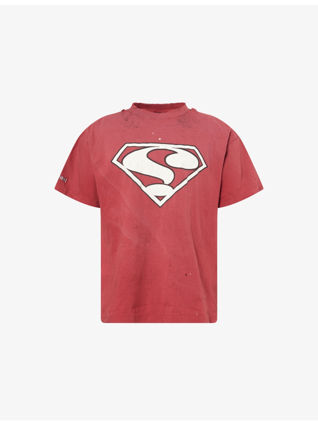 Superman Crewneck Cotton-Jersey T-Shirt - 1