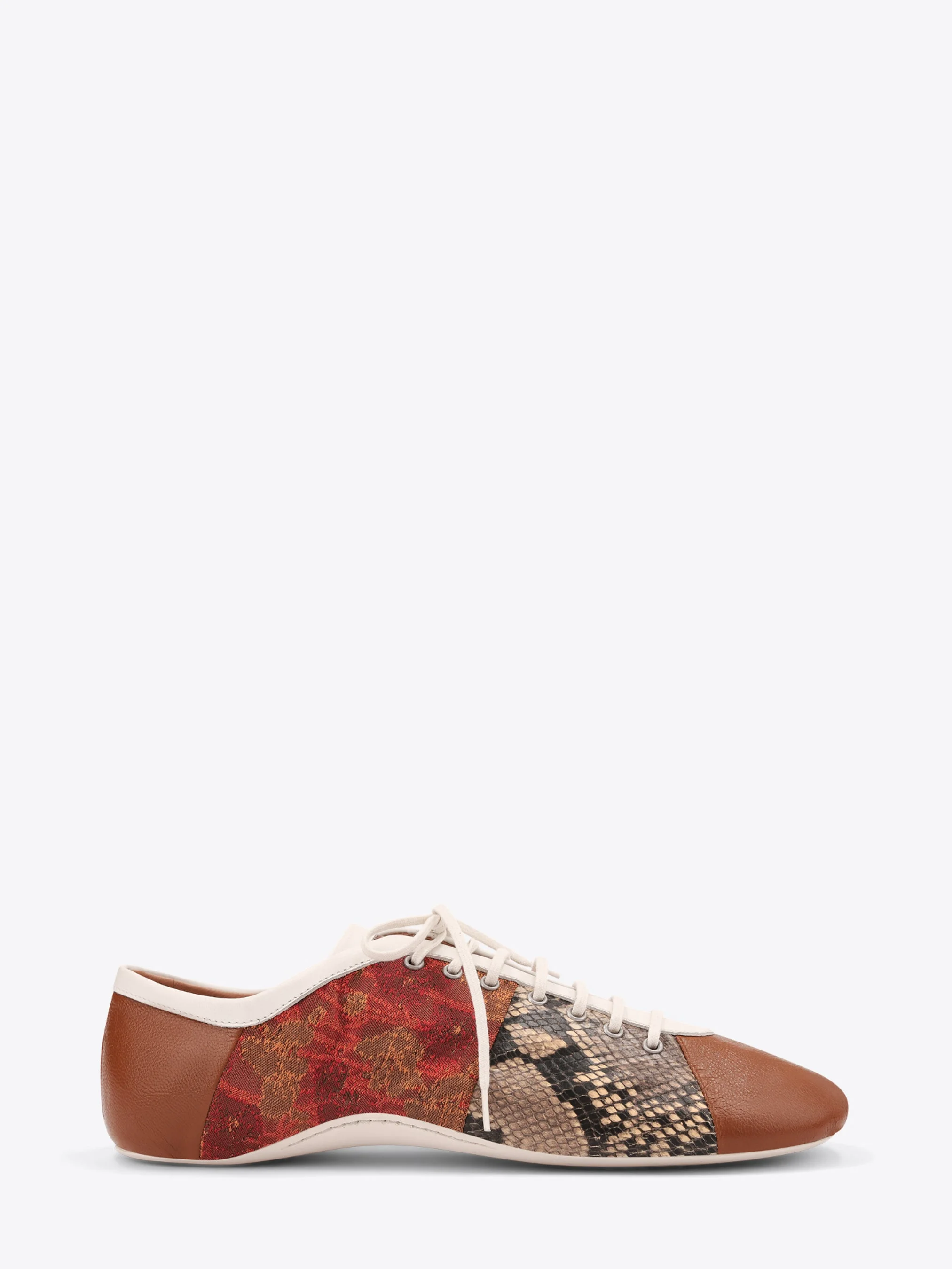 PATCHWORK BALLERINA SNEAKERS - 1