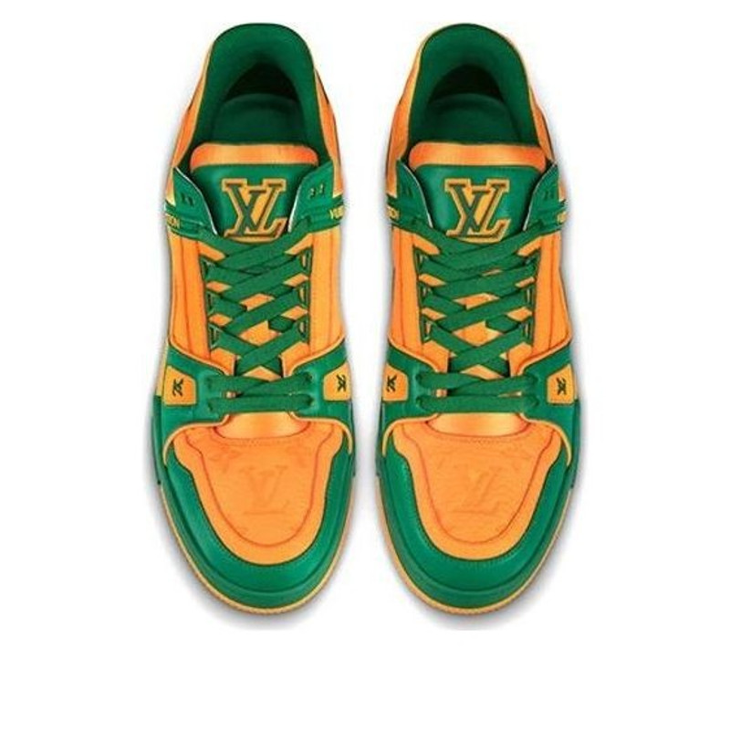 LOUIS VUITTON Trainers 'Orange Monogram with Green' 1A8WFP - 1