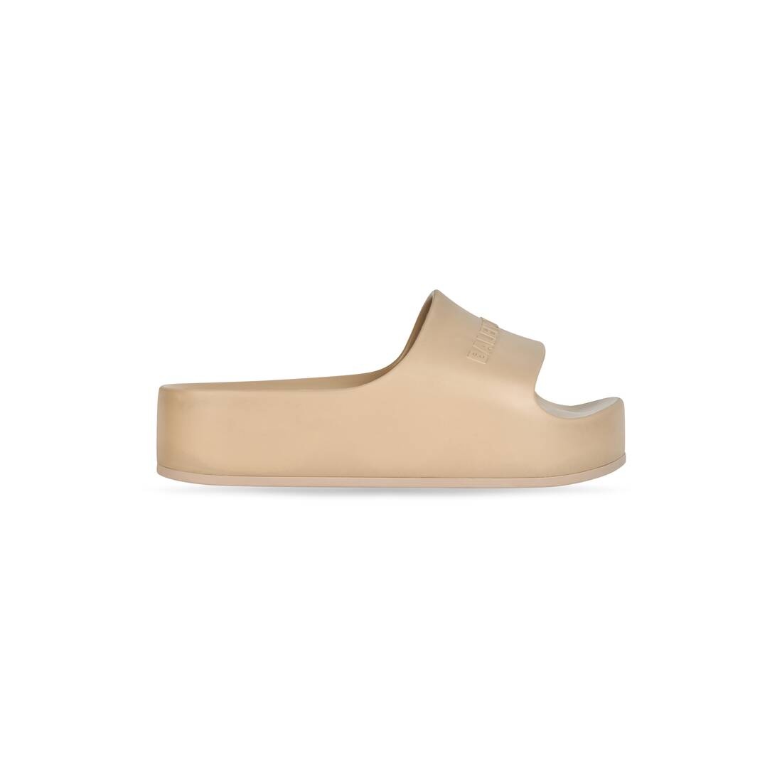 Women's Chunky Slide Sandal in Brown - 1