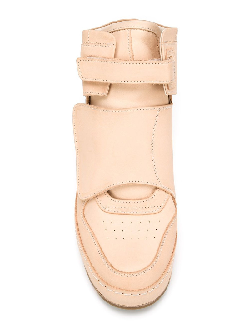 hook & loop strap hi-top sneakers 4