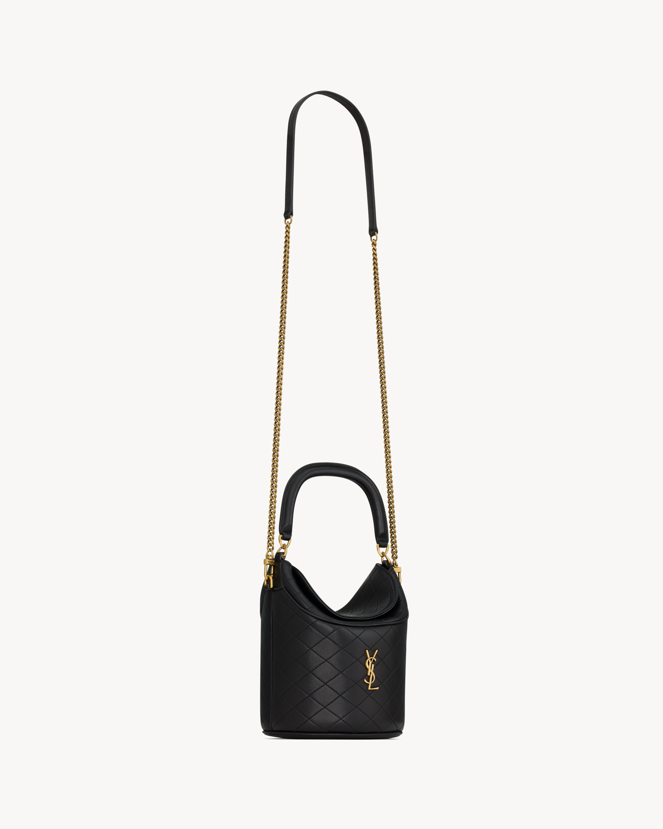 GABY BUCKET BAG IN LAMBSKIN - 6