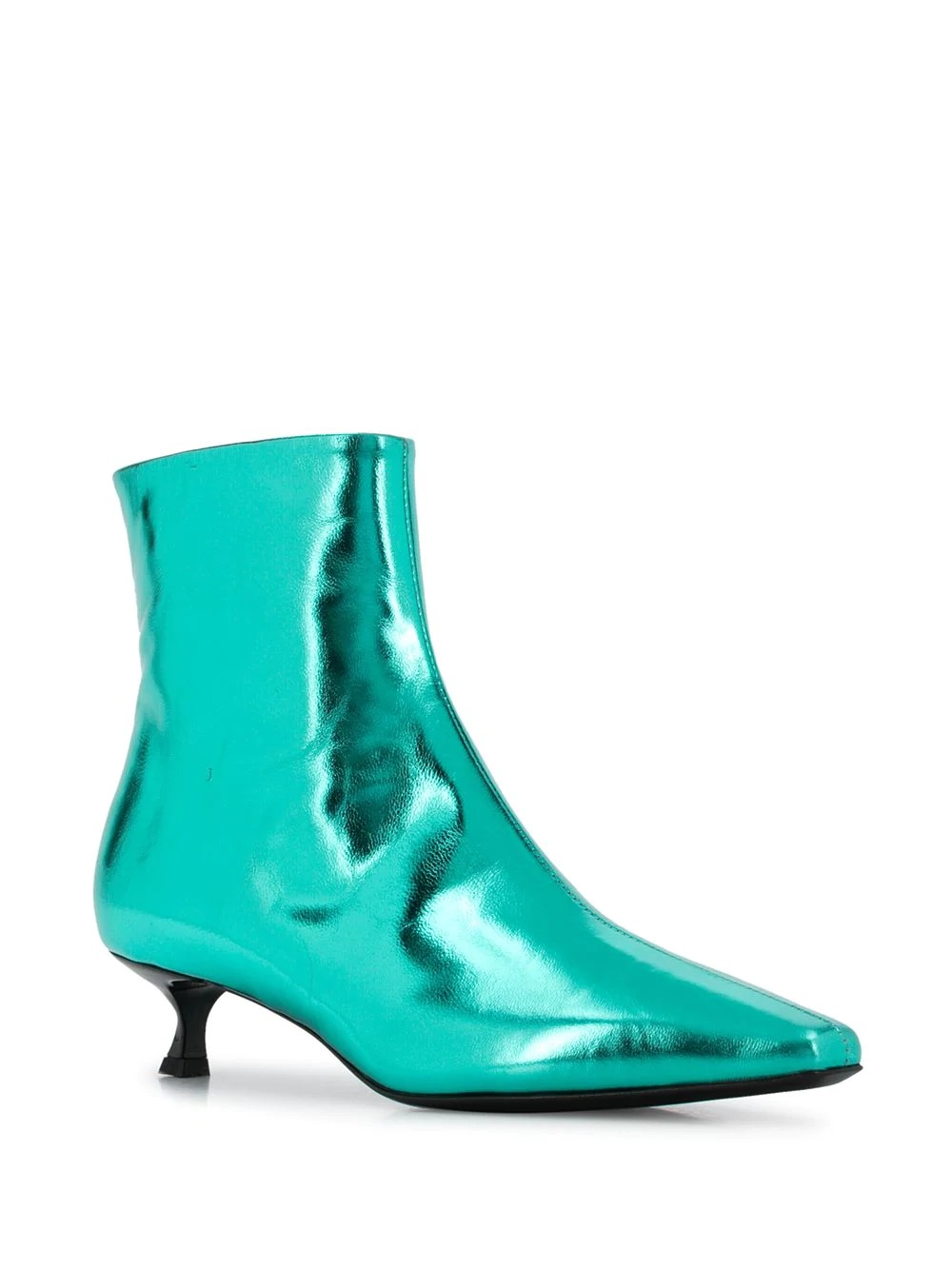 metallic ankle boots - 2