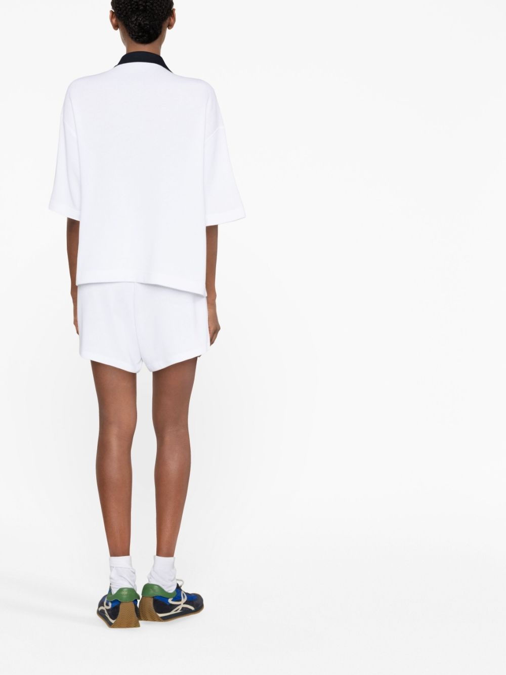 drawstring cotton shorts - 4