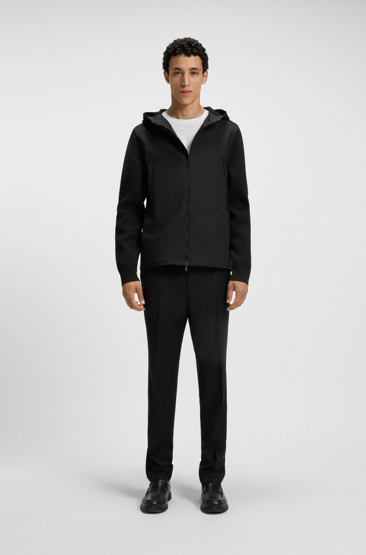 REGULAR-FIT HOODED JACKET WITH WEATHER PROTECTION - 4
