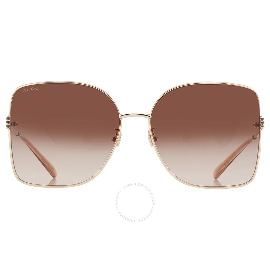 Gucci Brown Butterfly Ladies Sunglasses GG1282SA 003 62 - 1