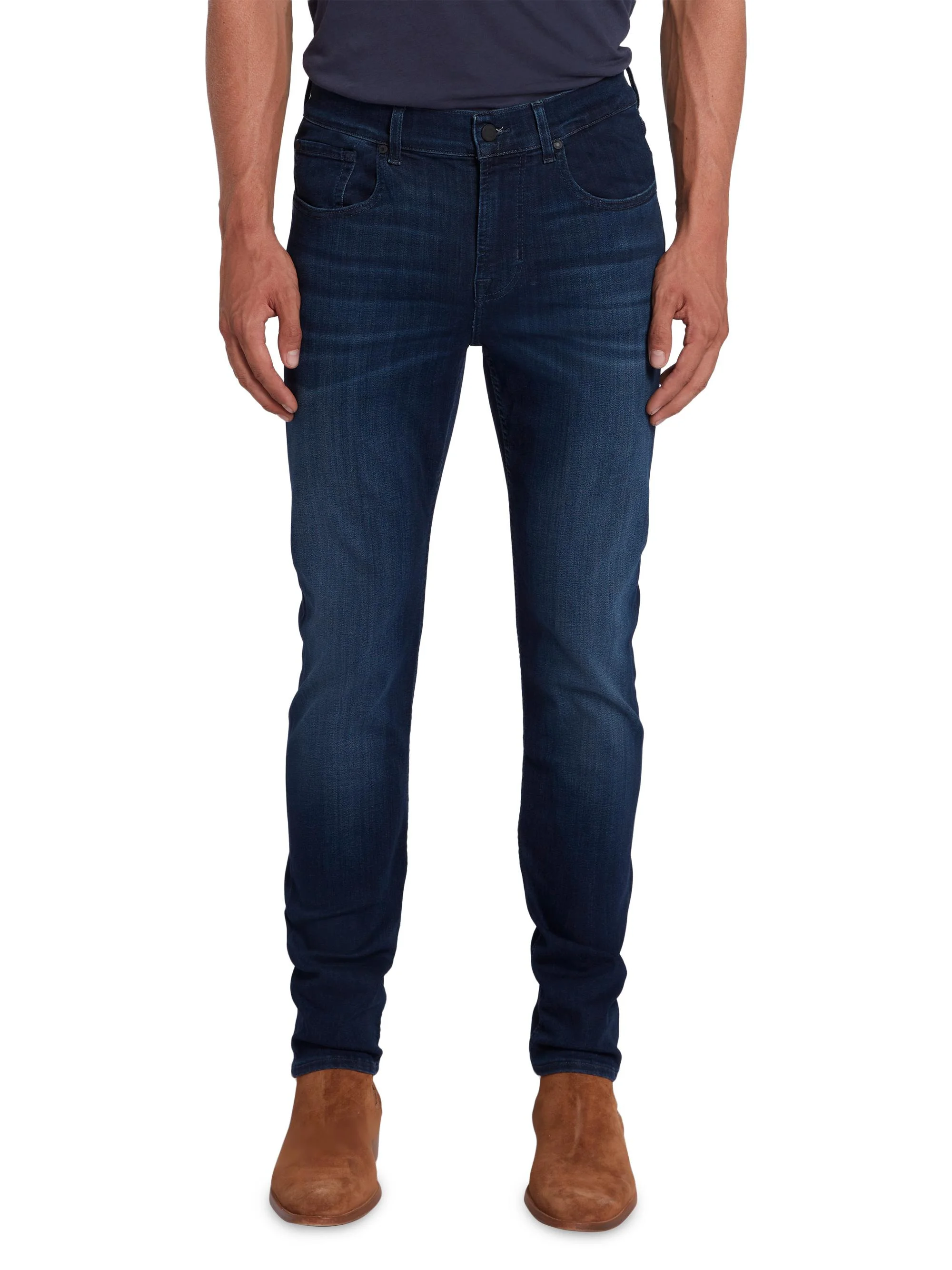 Men's Slimmy Skinny Jeans - Deep Blue - 1