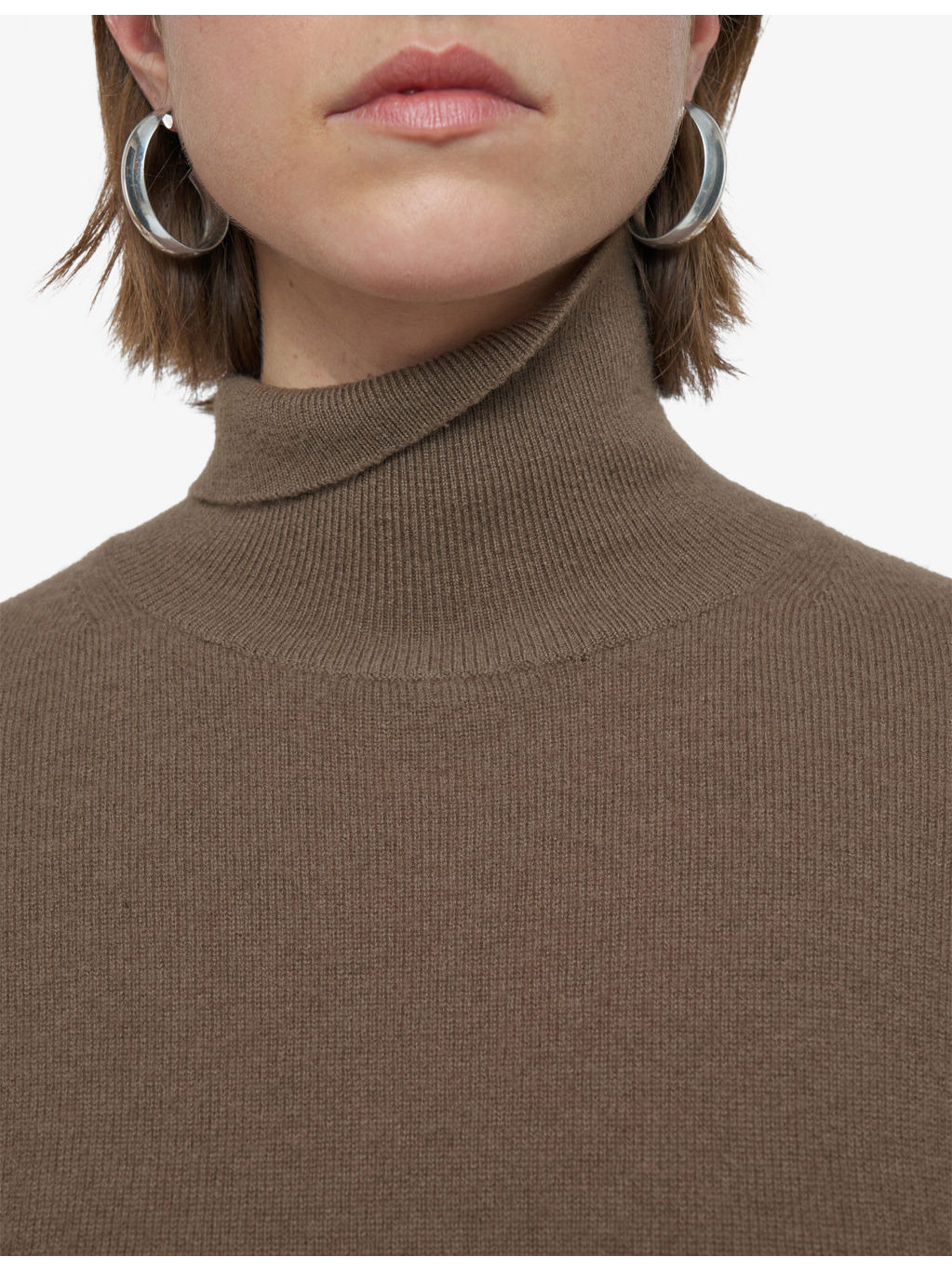 Light Pure Cashmere High Neck Jumper - 5