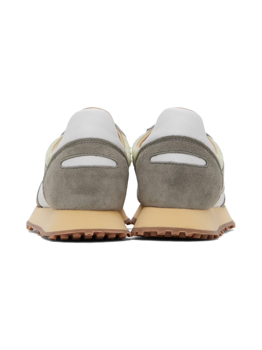 Green & Gray Tempo Low Transparent Sneakers - 2