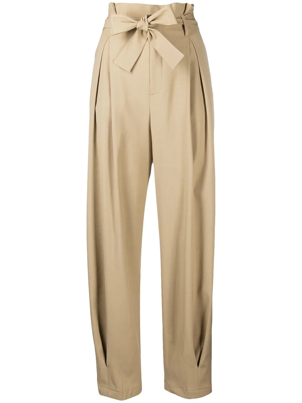 paperbag tapered trousers - 1