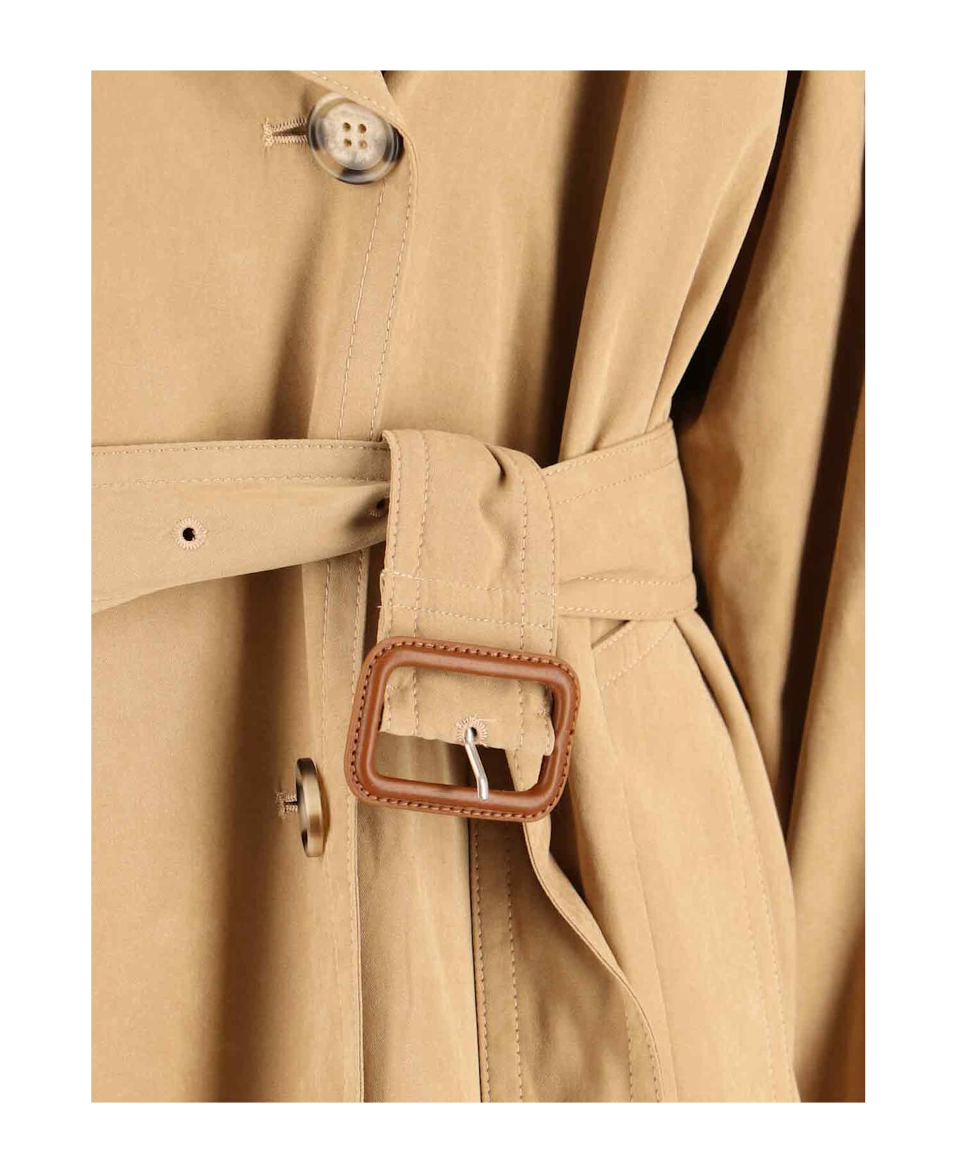 'elea' Double-breasted Trench Coat - 4
