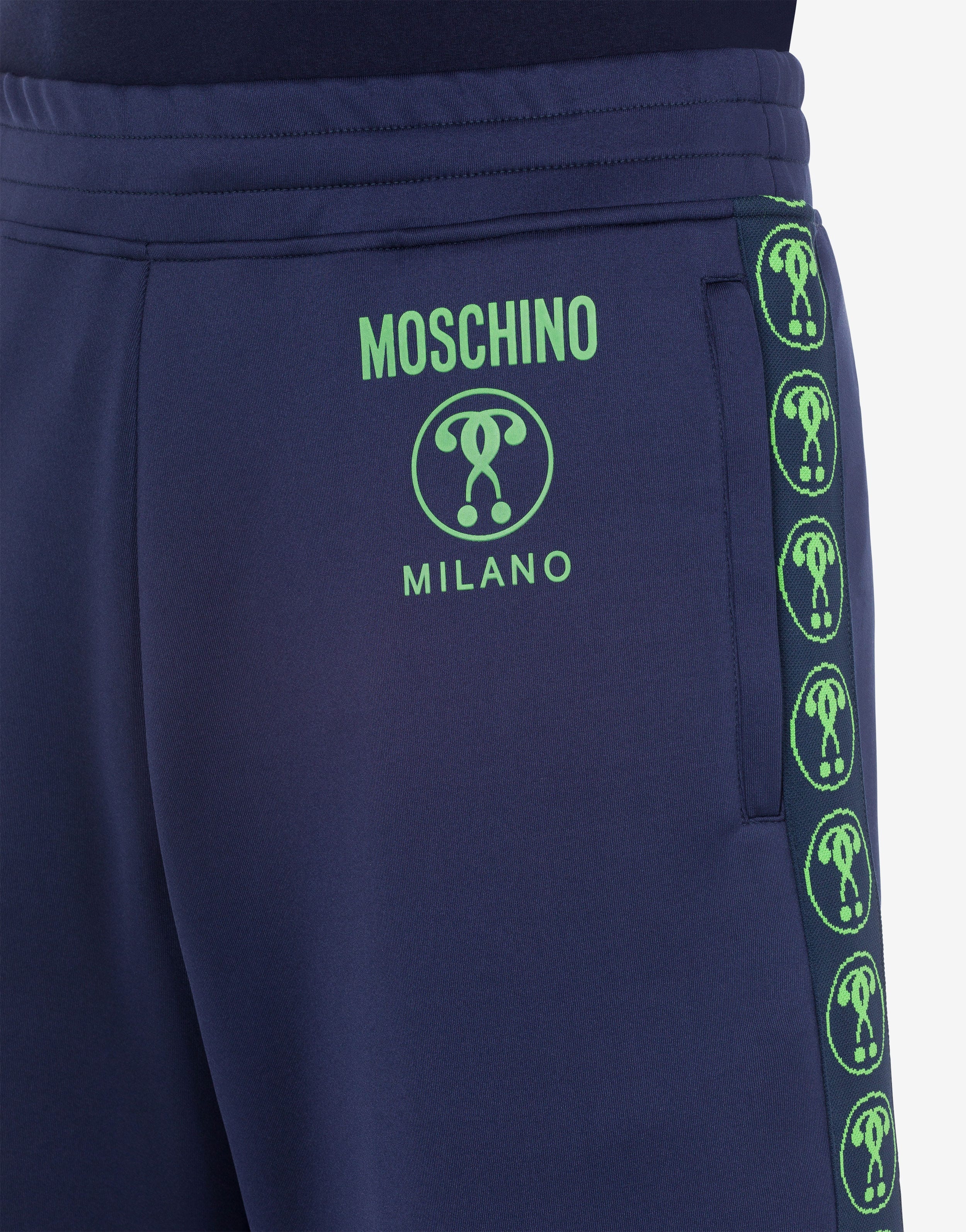 DOUBLE QUESTION MARK TECHNICAL FLEECE BERMUDA SHORTS - 4