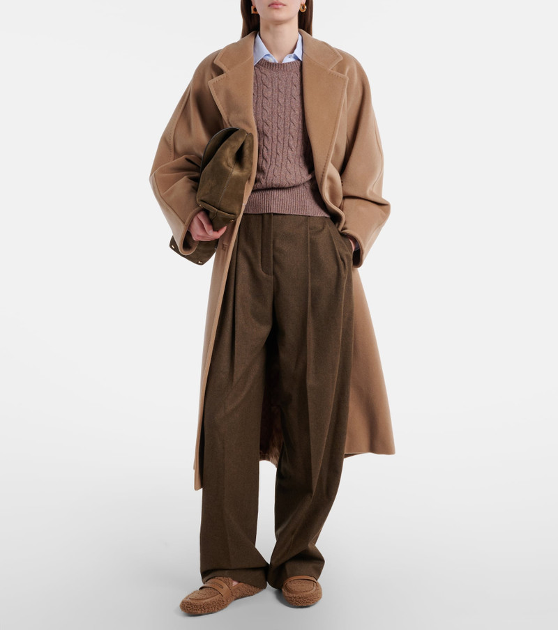 Gianvito Rossi Shearling loafers outlook