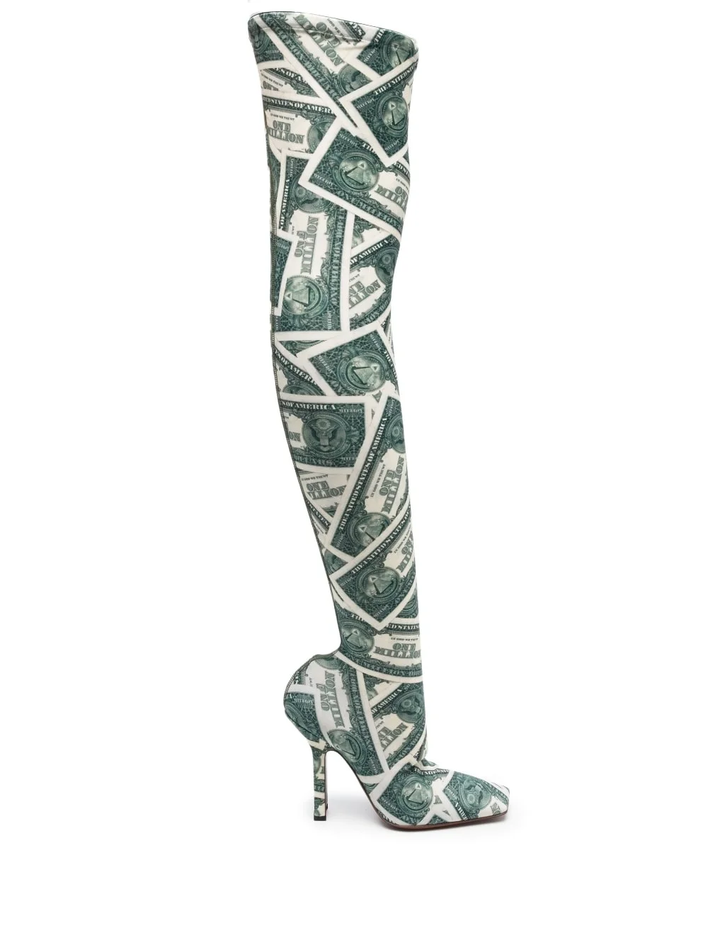 Million Dollar Boomerang thigh-high 115mm boots - 1