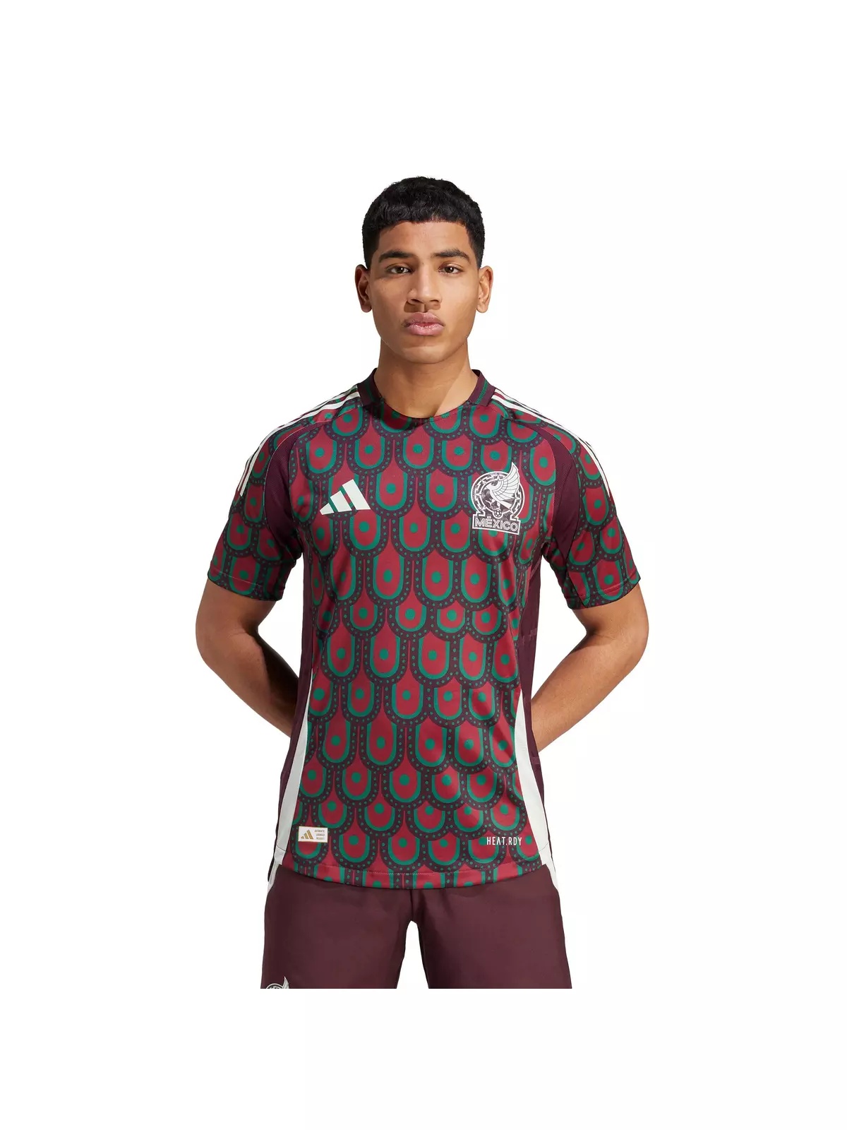 Men's Mexico 2024 Home Authentic Soccer Jersey - Multi-Color - 3