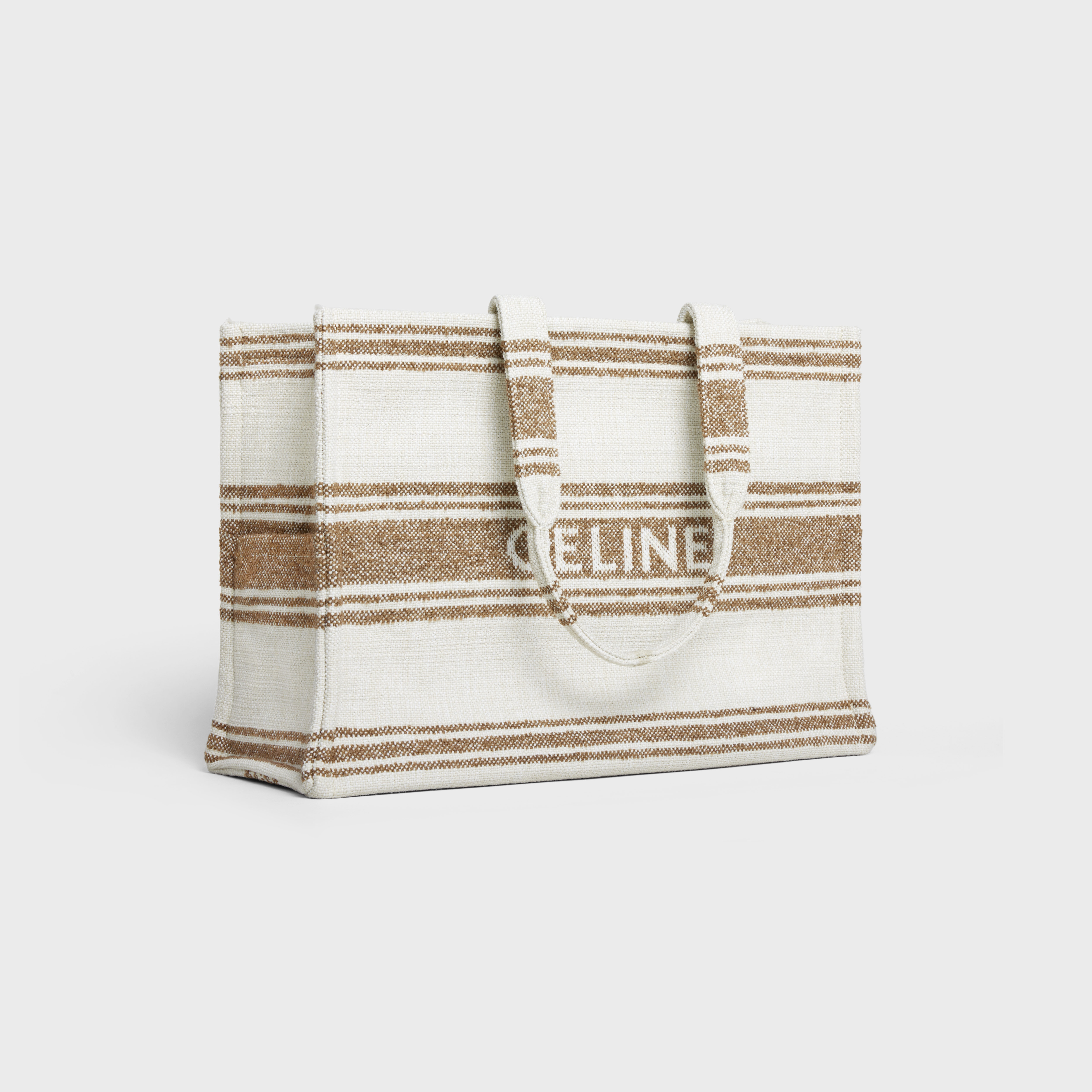 Large Cabas Thais in STRIPED TEXTILE WITH CELINE JACQUARD 2