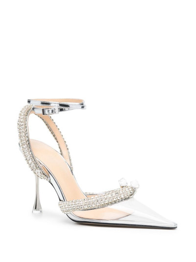 MACH & MACH Georgia crystal-embellished leather pumps outlook