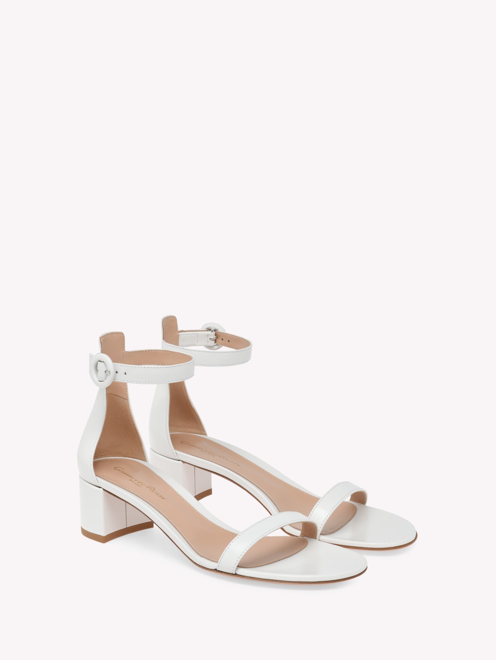 Gianvito Rossi Gaeta 45 Sandals in White at Nordstrom - 2
