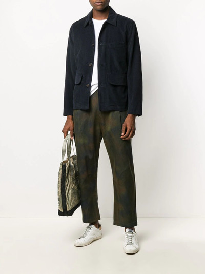 Universal Works space-dye pleated trousers outlook