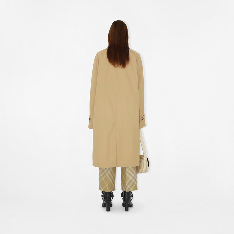 Long Cotton Blend Car Coat 4