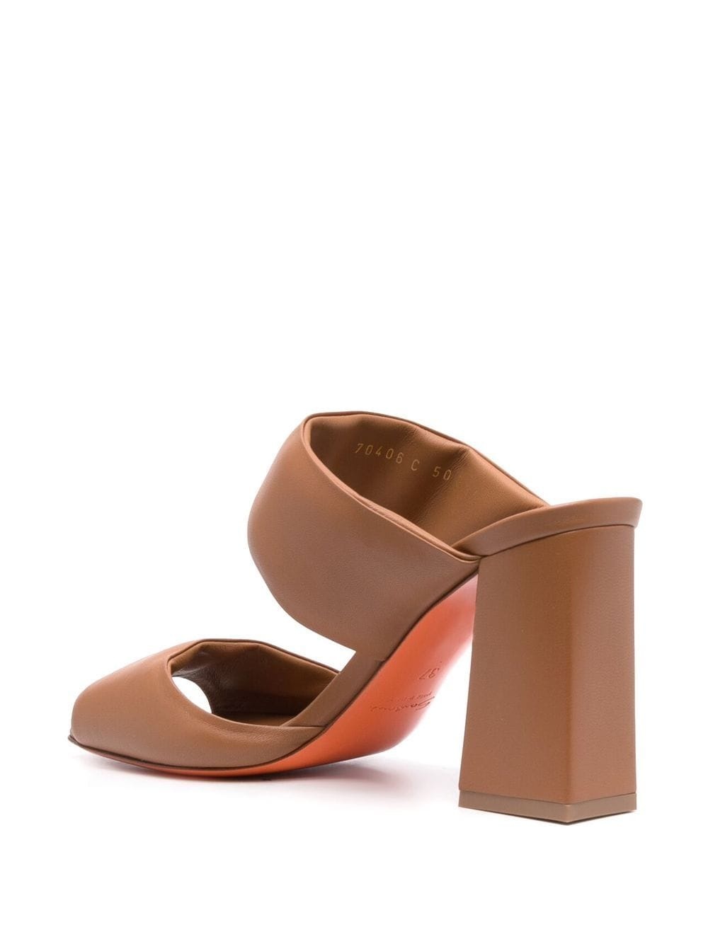 90mm Cactus open-toe mules - 3