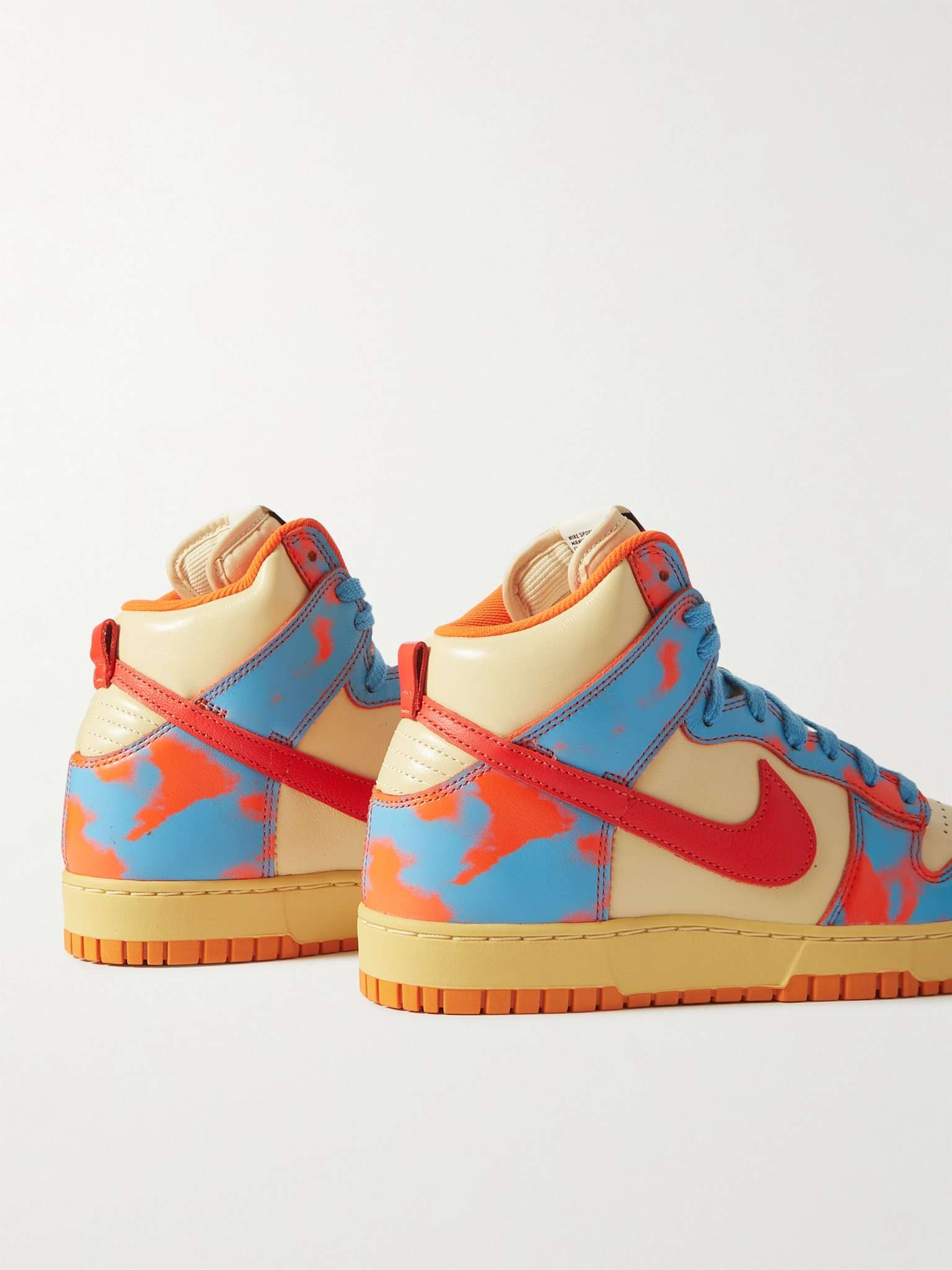 Dunk 1985 Printed Leather High Top Sneakers - 5