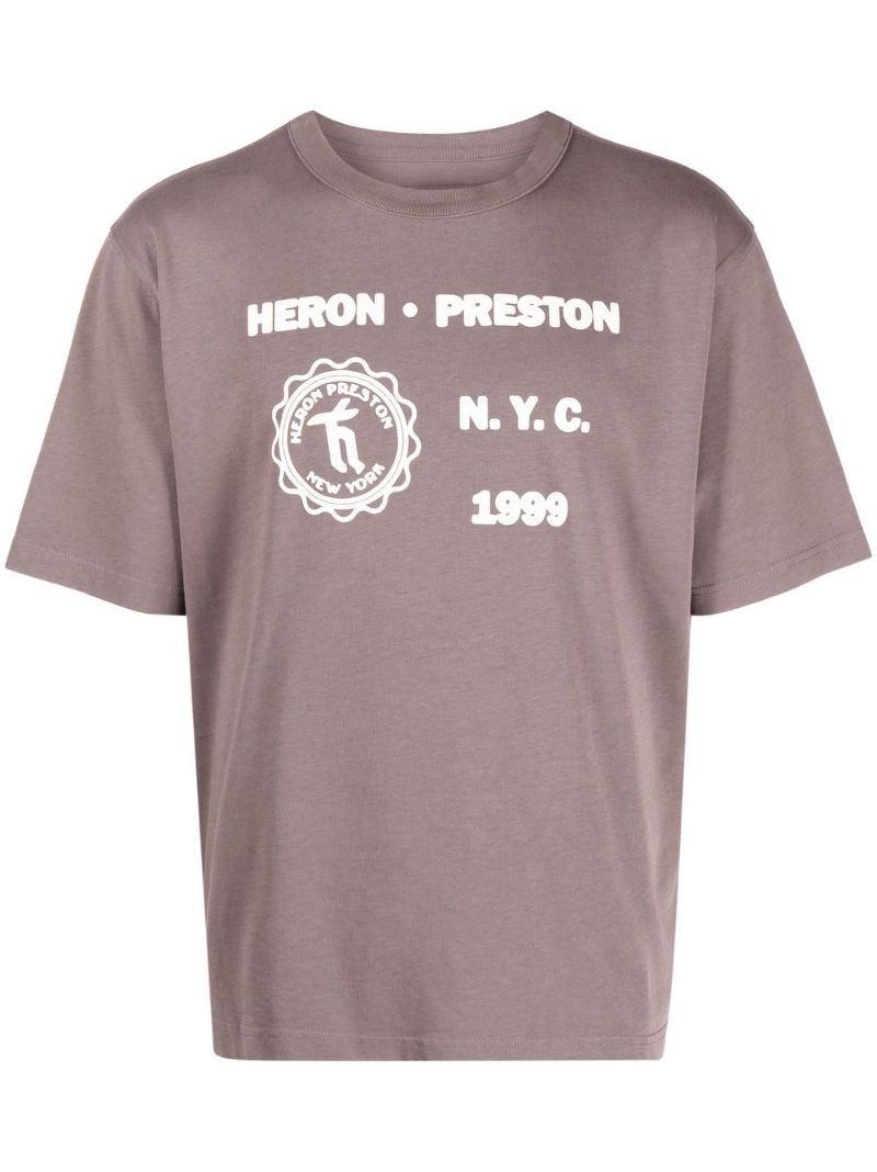 Medieval Heron organic cotton T-shirt - 1