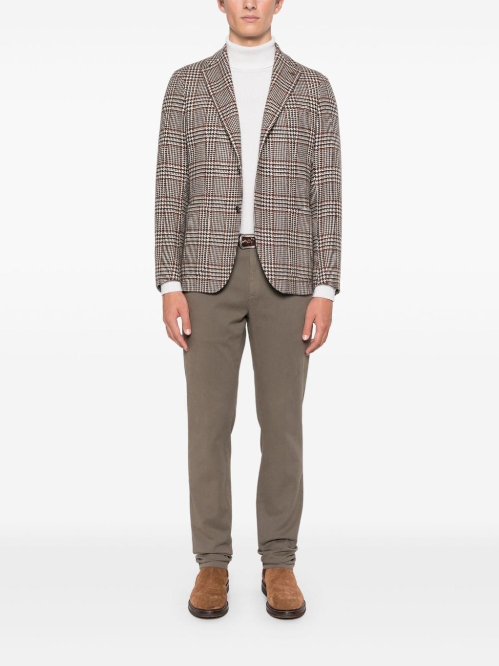 slim-cut chino trousers - 2