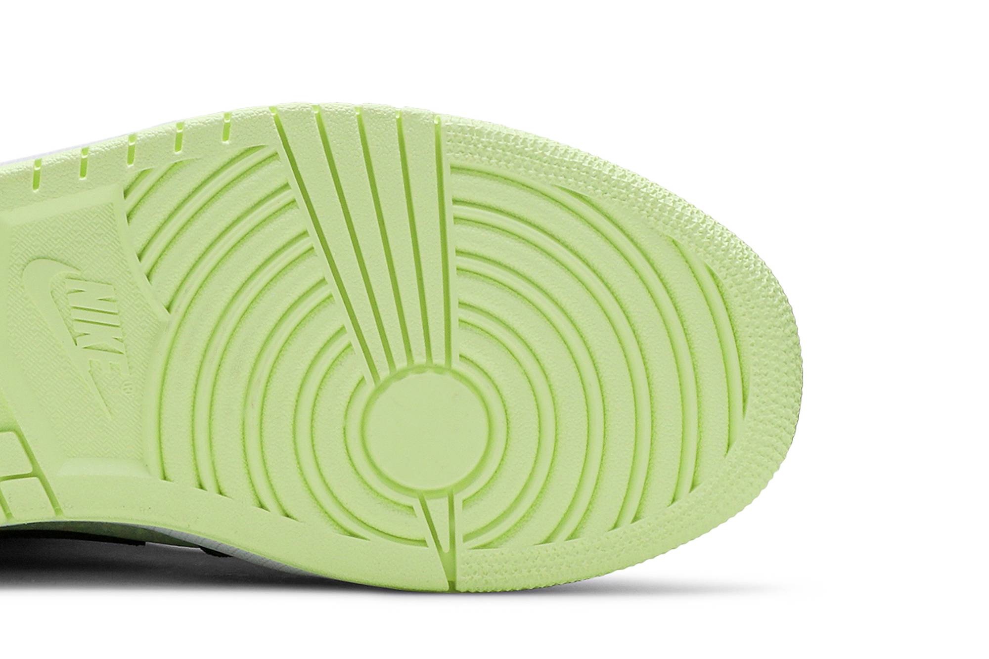 Wmns Air Jordan 1 Mid SE 'Black Barely Volt' - 5