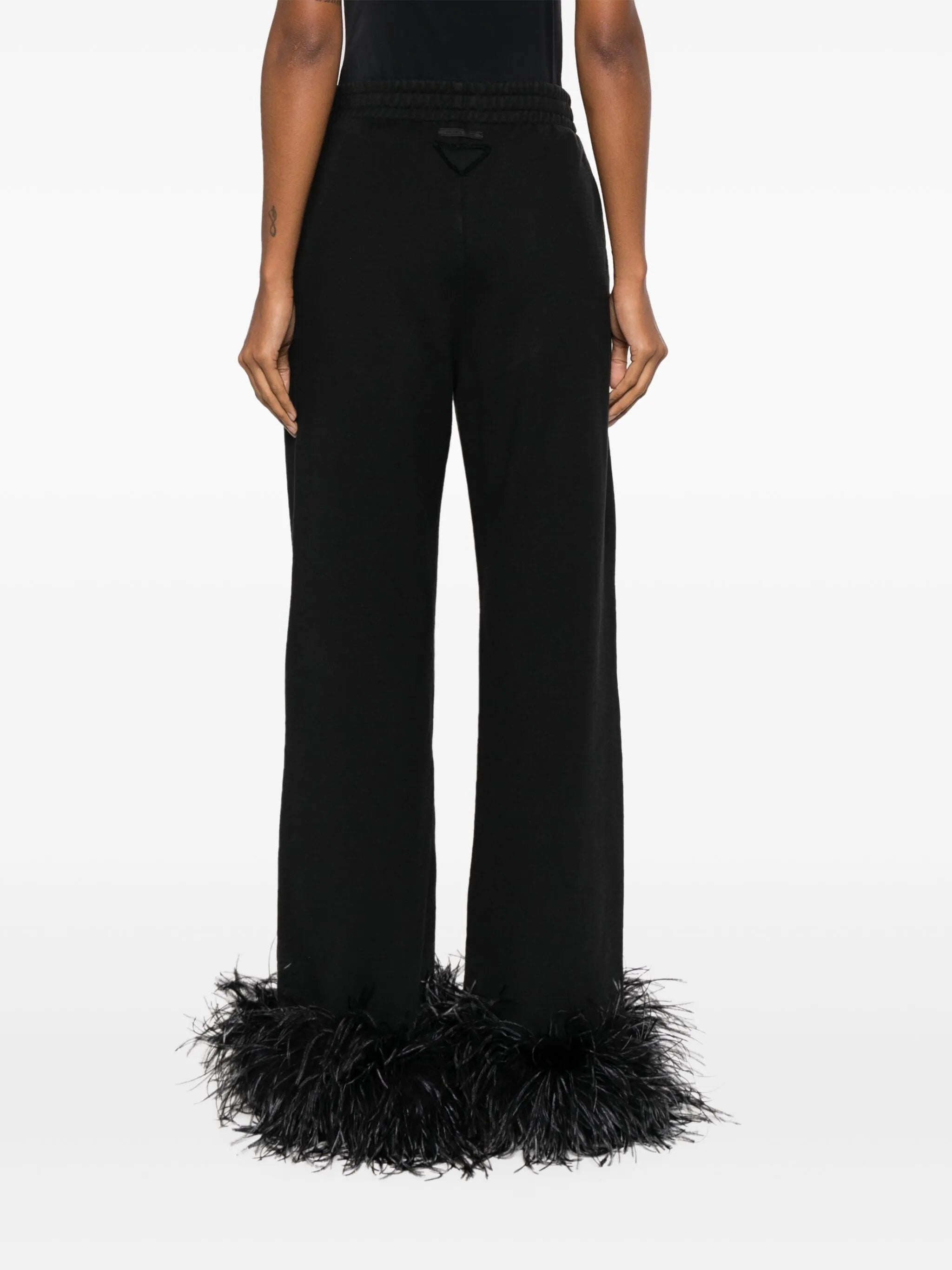 Feather-trim Fleece Track Pants - 3
