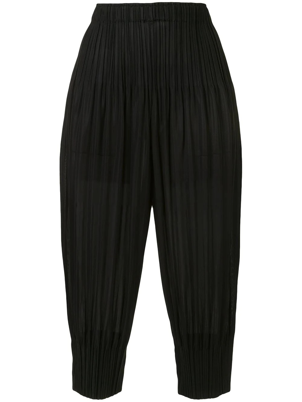 pleated waist trousers - 1