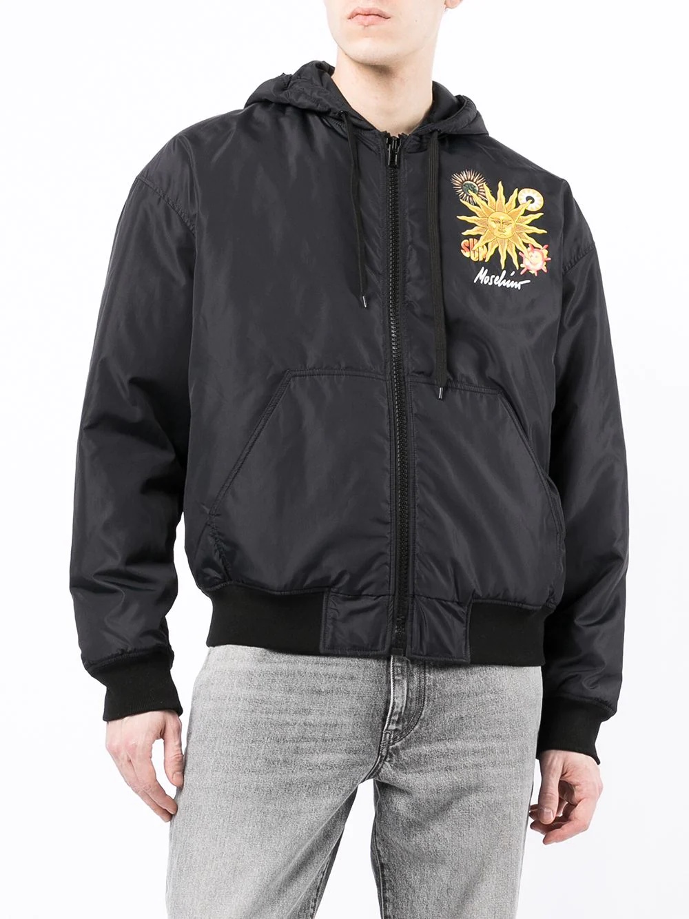 sun-print puffer jacket - 4