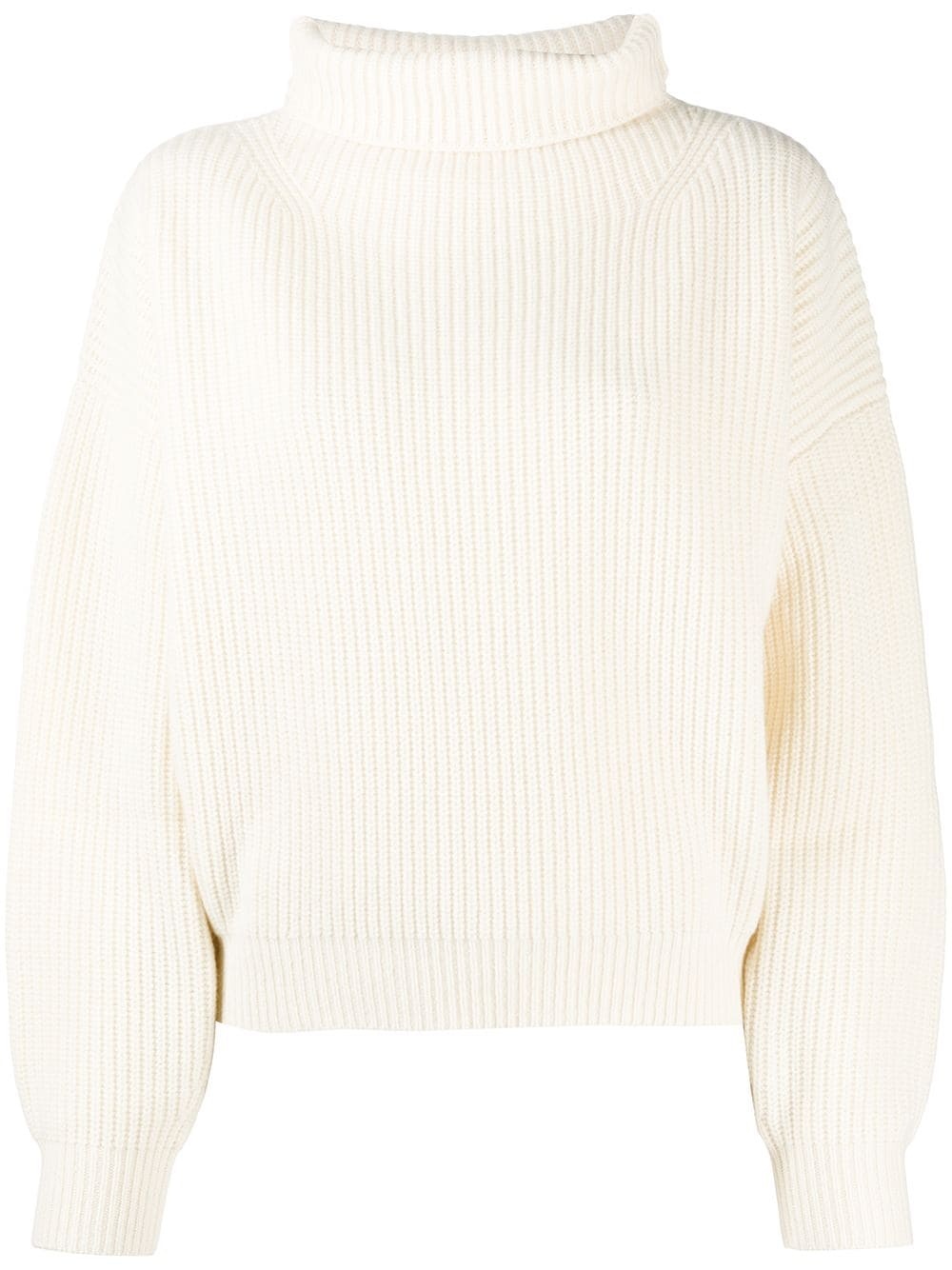 ribbed rollneck jumper - 1