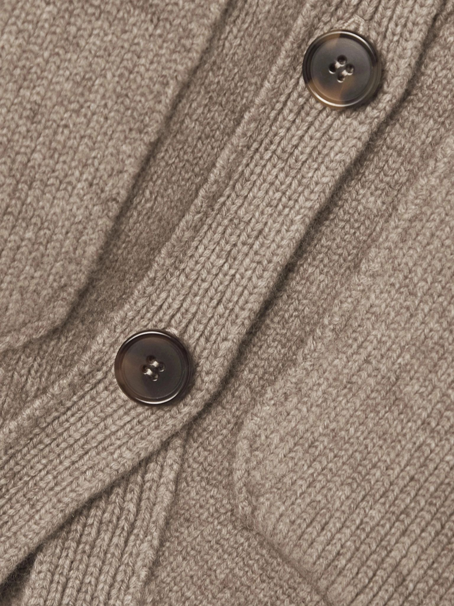 Scarlet cashmere cardigan Brown - 4