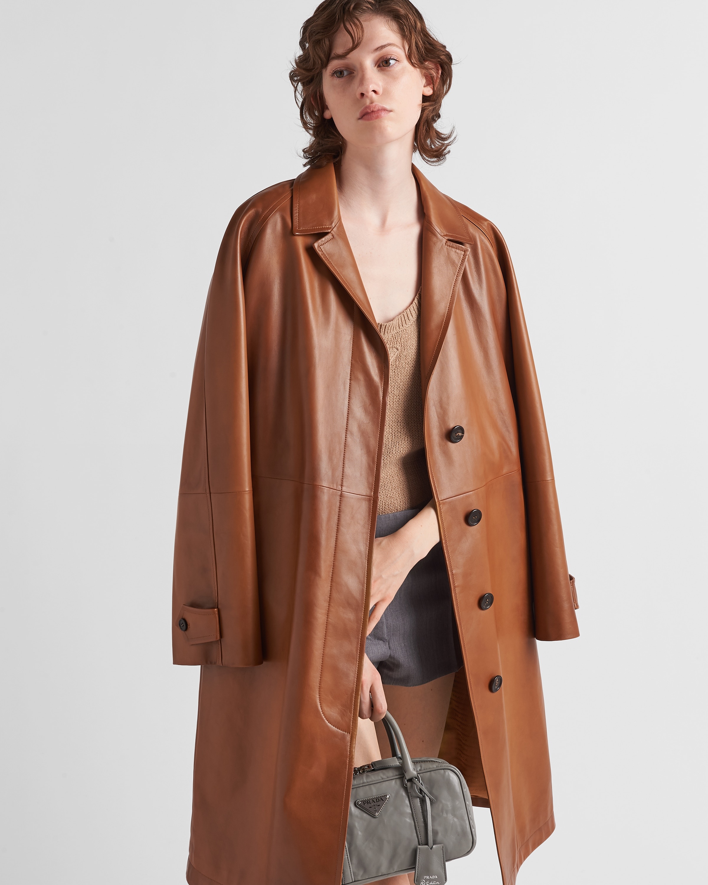 Nappa leather coat - 3
