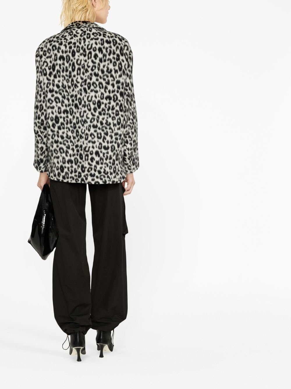 leopard print shirt jacket - 4