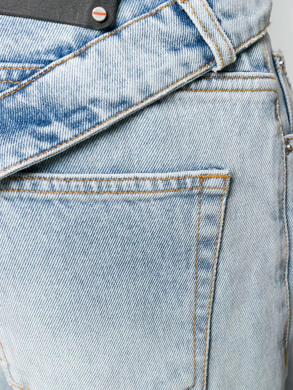 rip detail jeans - 5