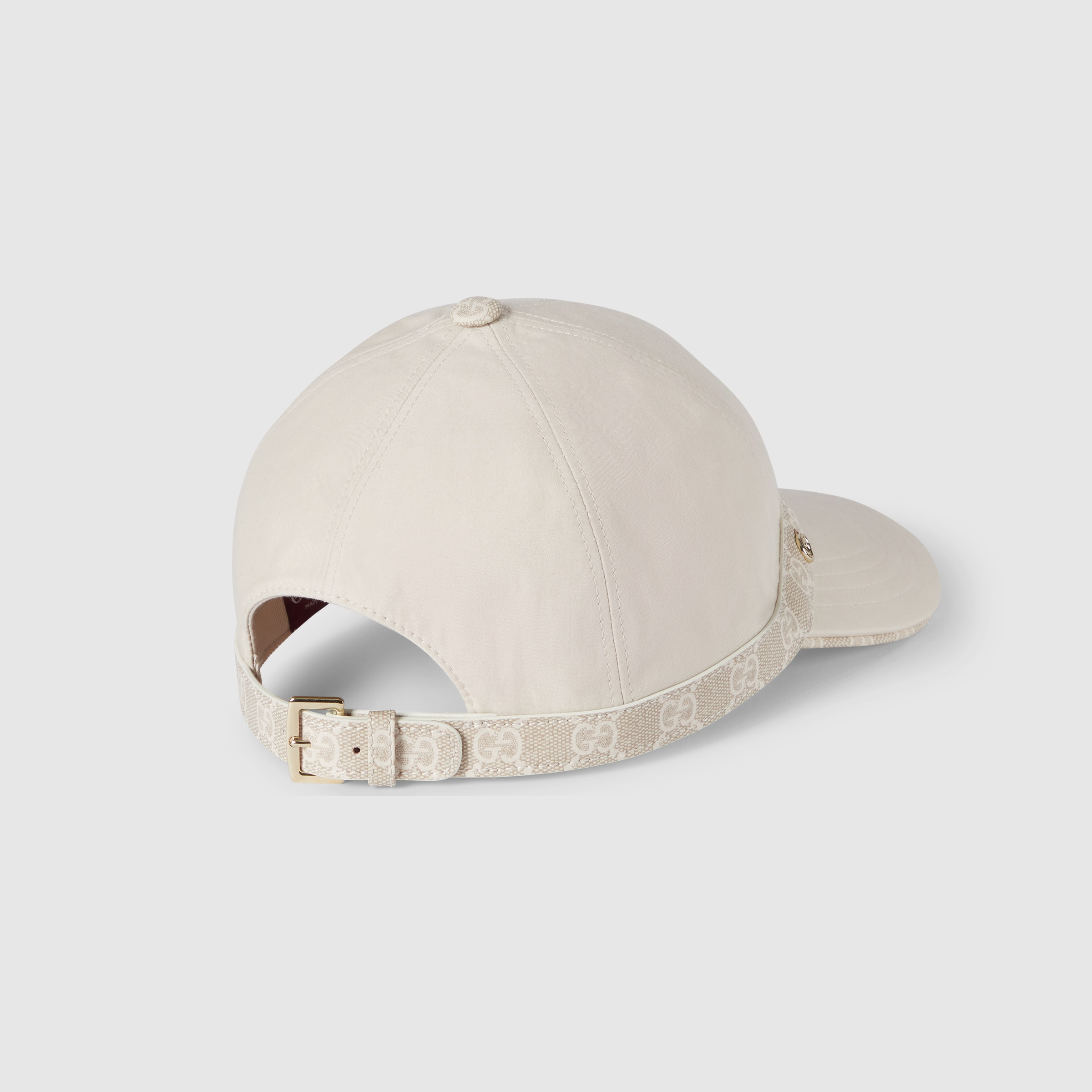 Cotton baseball hat with Double G - 5