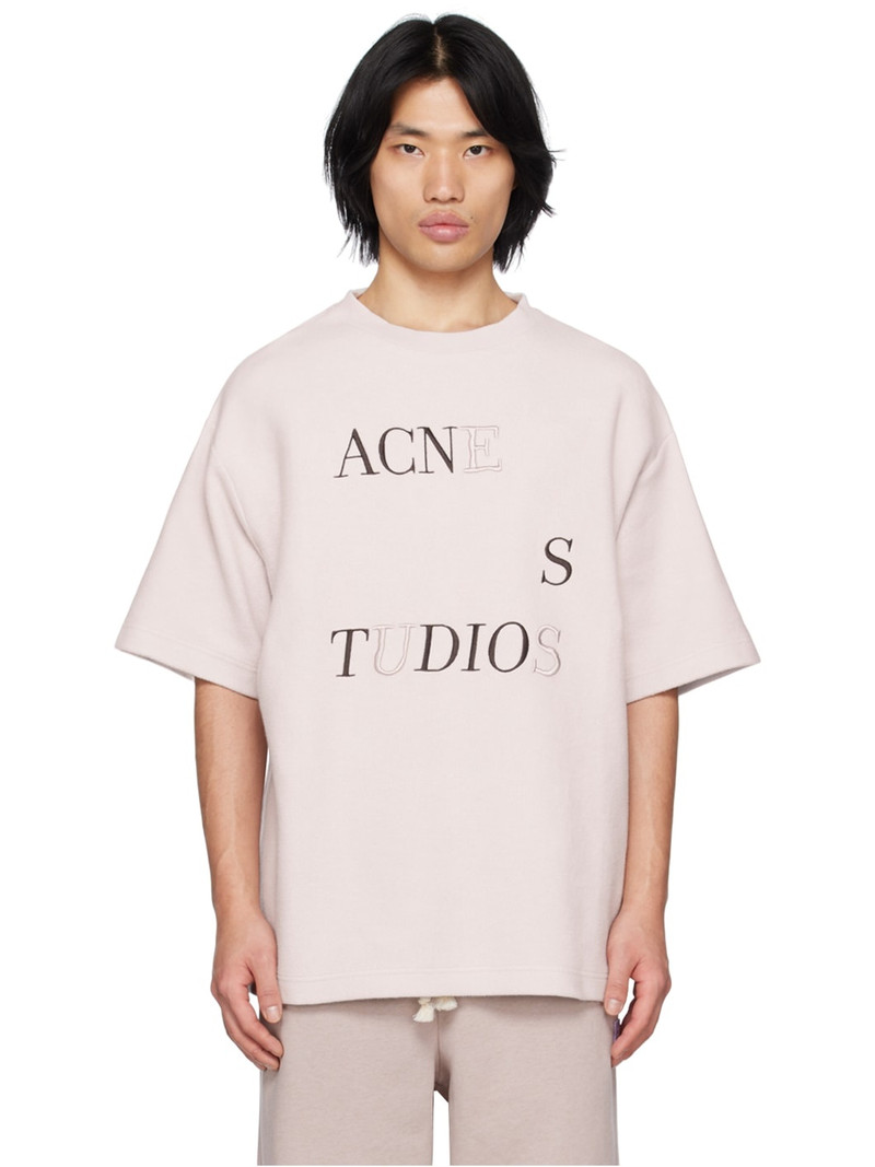 Acne Studios – Logo T-Shirt Beige 1