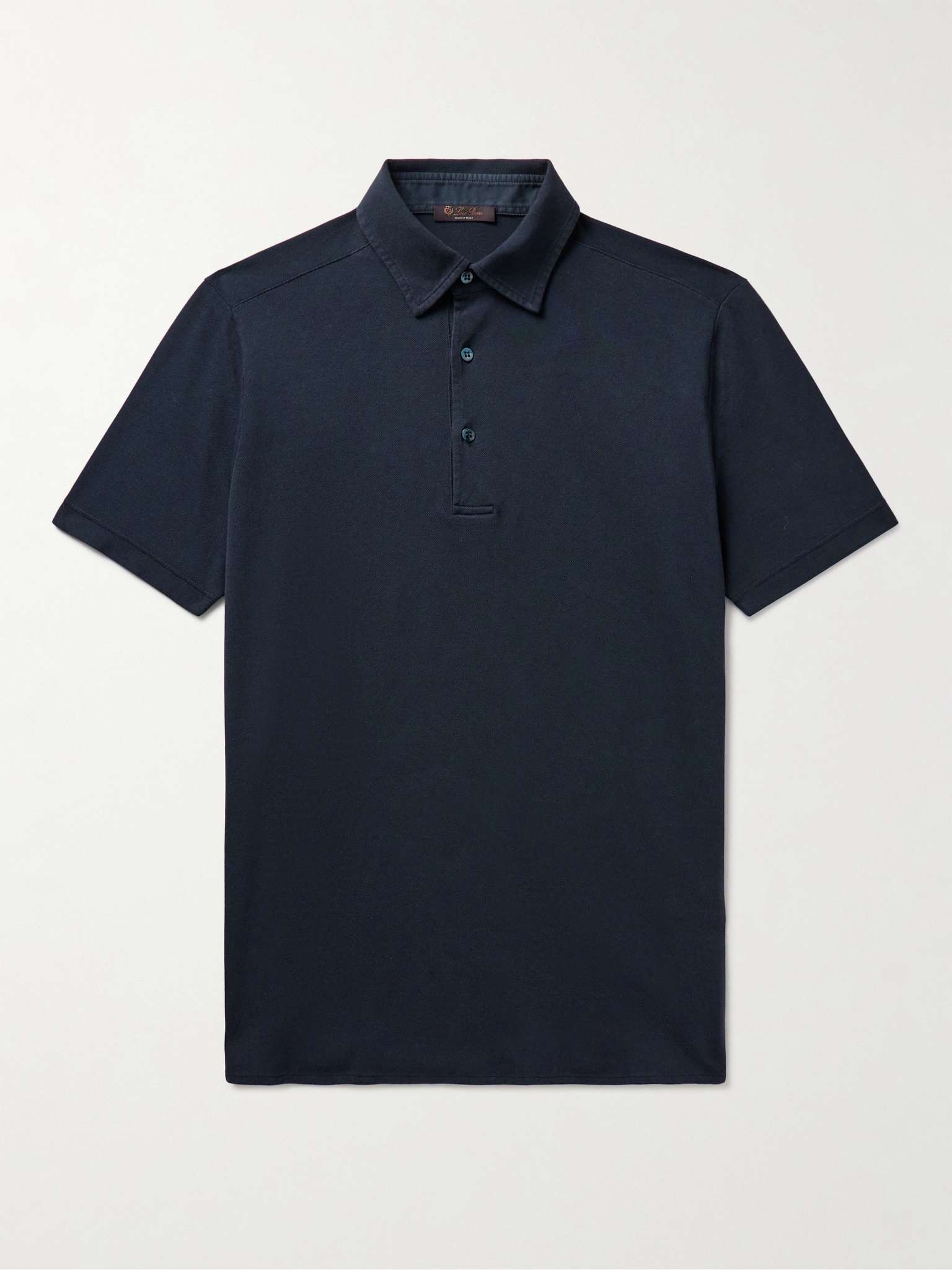Cotton-Piqué Polo Shirt - 1