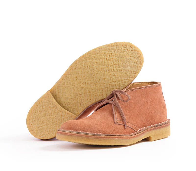 LK-019 Military Desert Boot Japanese Suede Tobacco - 3