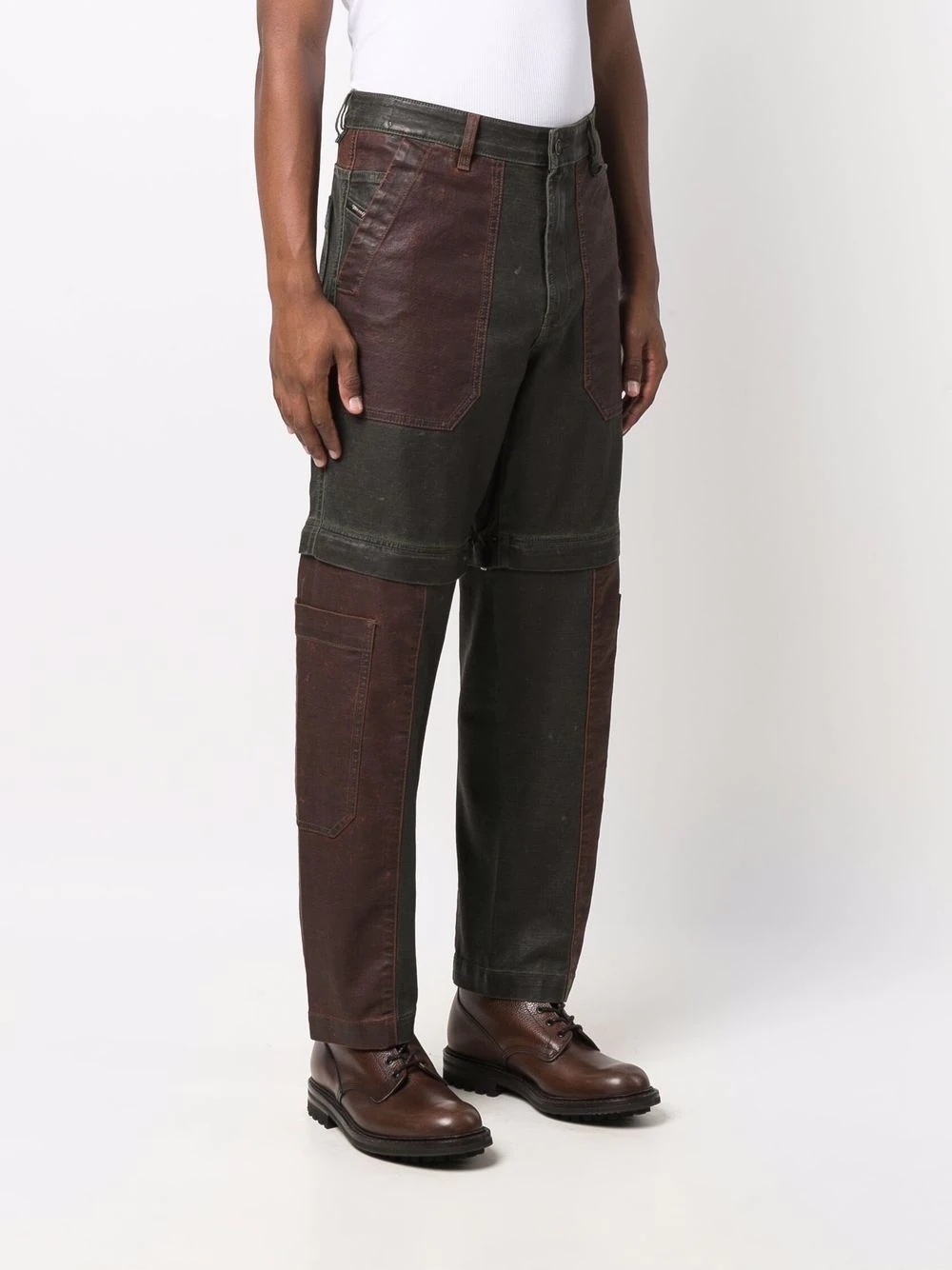 tapered utility trousers - 3