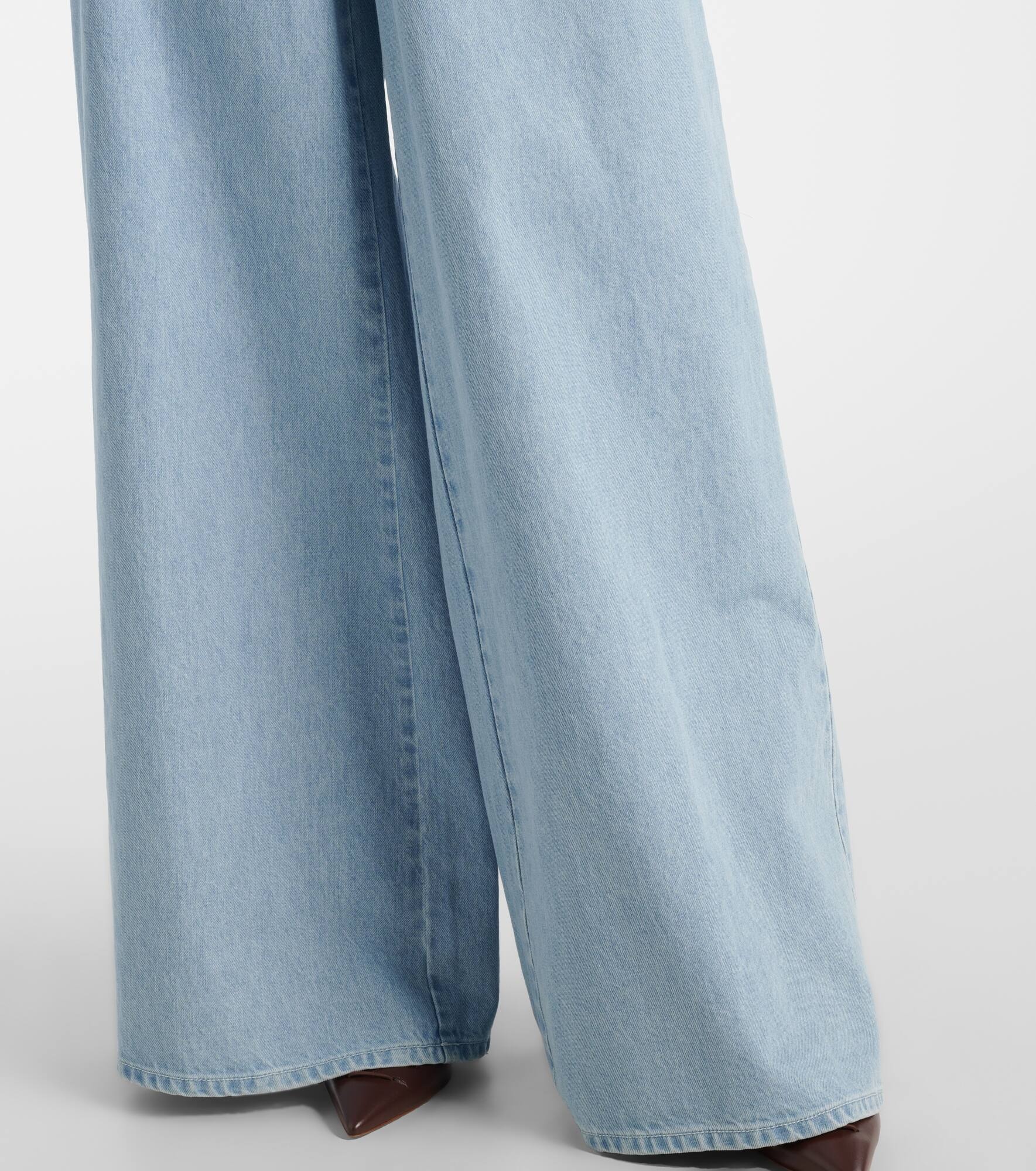 Affari high-rise wide-leg jeans - 5