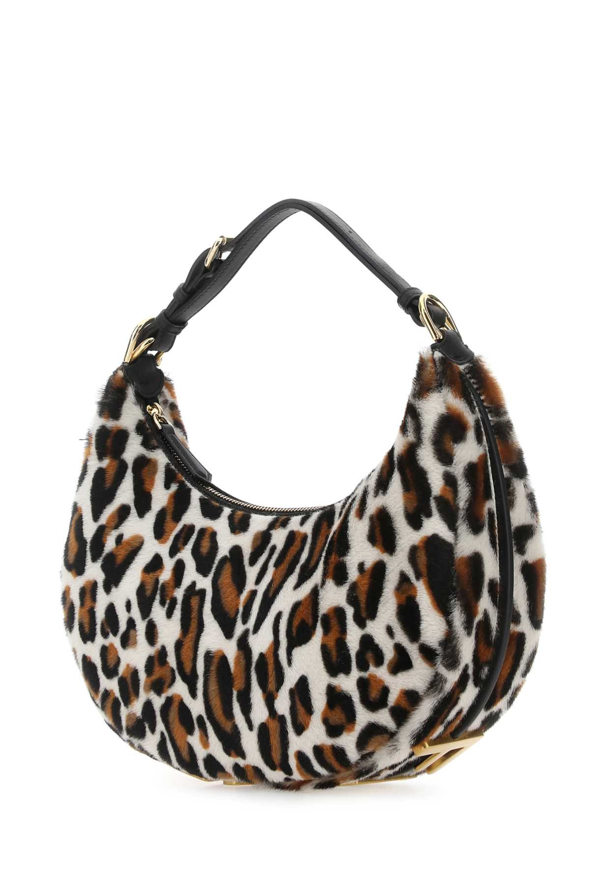 Fendi Women Printed Calfhair Small Fendigraphy Handbag - 2