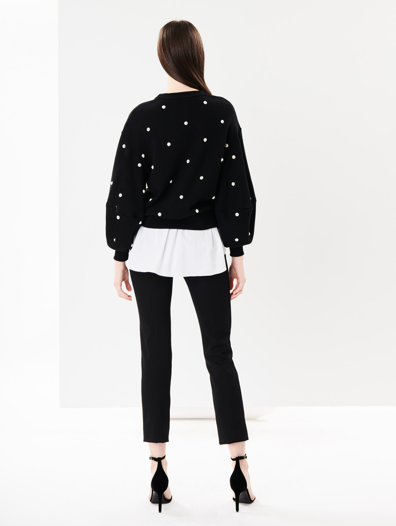 Oscar de la Renta STRETCH WOOL-GABARDINE PANTS outlook