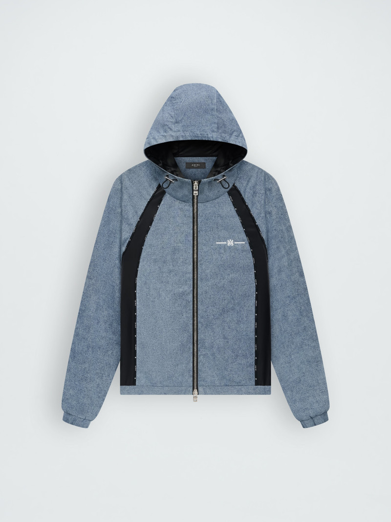 SATIN/DENIM TRACK JACKET 1