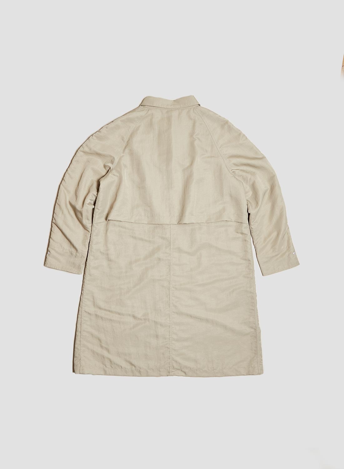 Nam Coat in Stone Nylon - 4