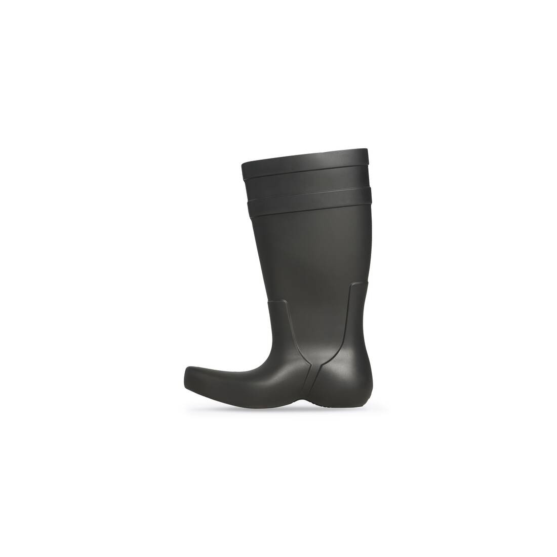 a*i様 Balenciaga Excavatorメンズ　ラバーレインブーツ-4 Balenciaga Excavator curved-toe Boots | Black | FARFETCH