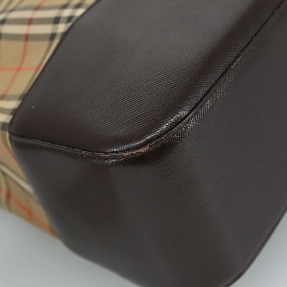 Burberry Nova Check Shoulder Bag Canvas Beige - 11