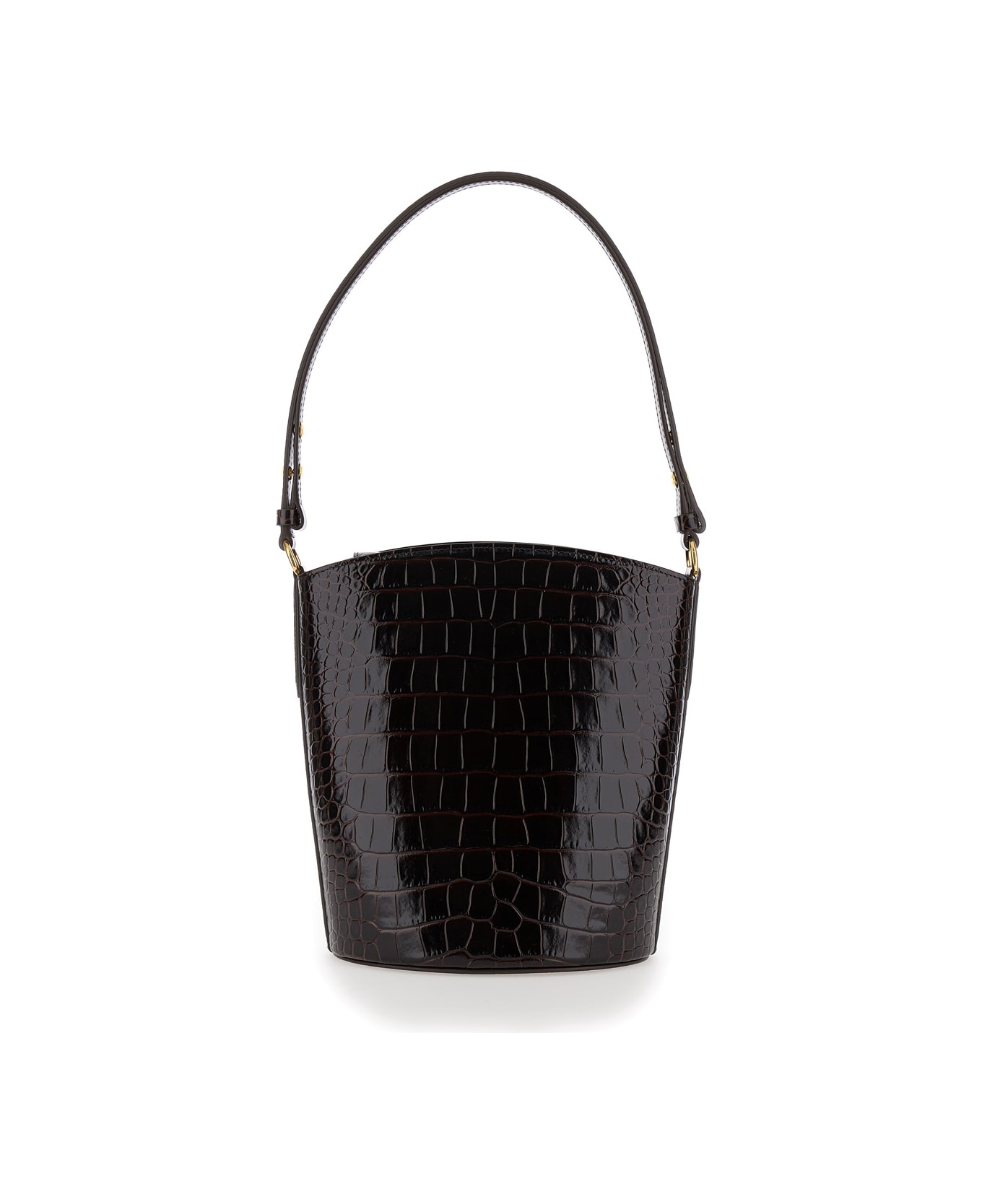 Shiny Stamped Croc Medium Bucket - 2